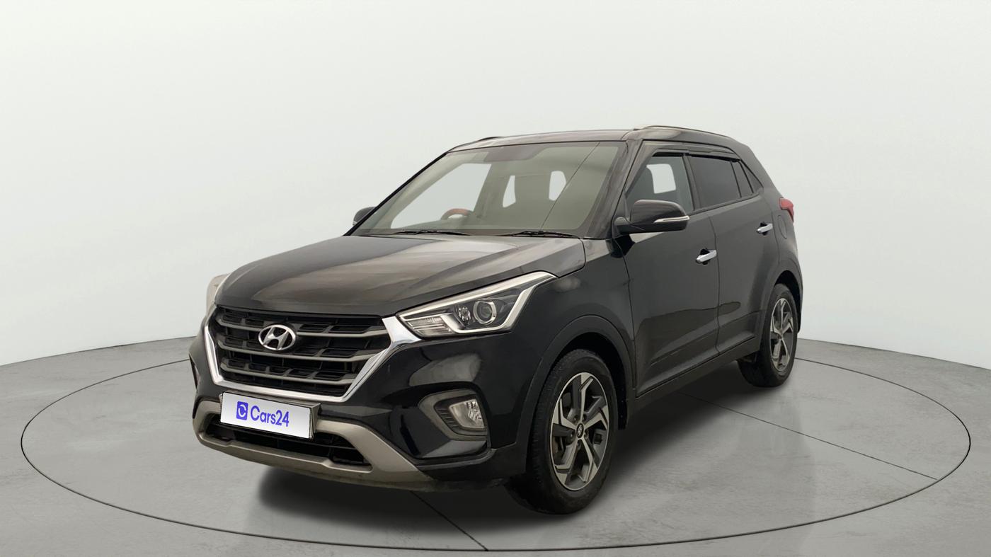 2019 Hyundai Creta SX AT 1.6 DIESEL, Diesel, Automatic, 57,730 km, Left Front Diagonal