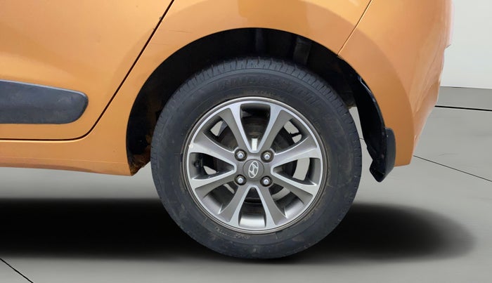 2014 Hyundai Grand i10 ASTA (O) 1.2 KAPPA VTVT, Petrol, Manual, 1,45,204 km, Left Rear Wheel