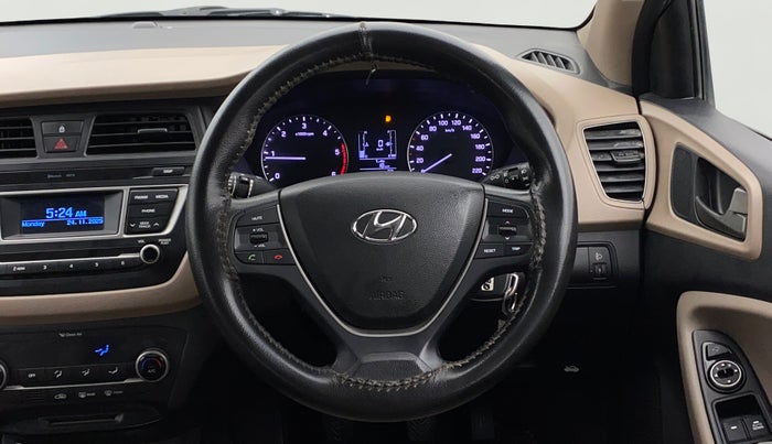 2017 Hyundai Elite i20 SPORTZ 1.4 CRDI, Diesel, Manual, 1,12,064 km, Steering Wheel Close Up