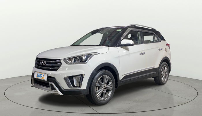 2017 Hyundai Creta SX PLUS 1.6 PETROL DUAL TONE, Petrol, Manual, 37,014 km, Left Front Diagonal