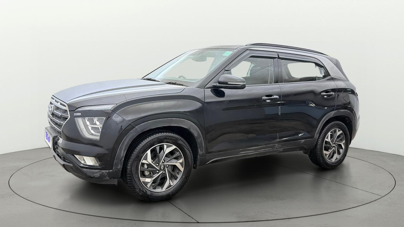 2022 Hyundai Creta SX (O) 1.4 TURBO DCT, Petrol, Automatic, 76,680 km, Left Front Diagonal