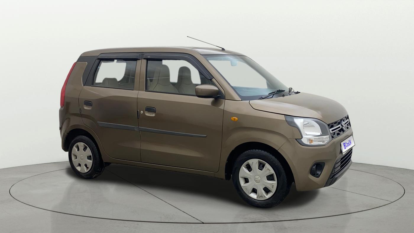 2019 Maruti Wagon R 1.0 VXI AMT, Petrol, Automatic, 91,732 km, Right Front Diagonal