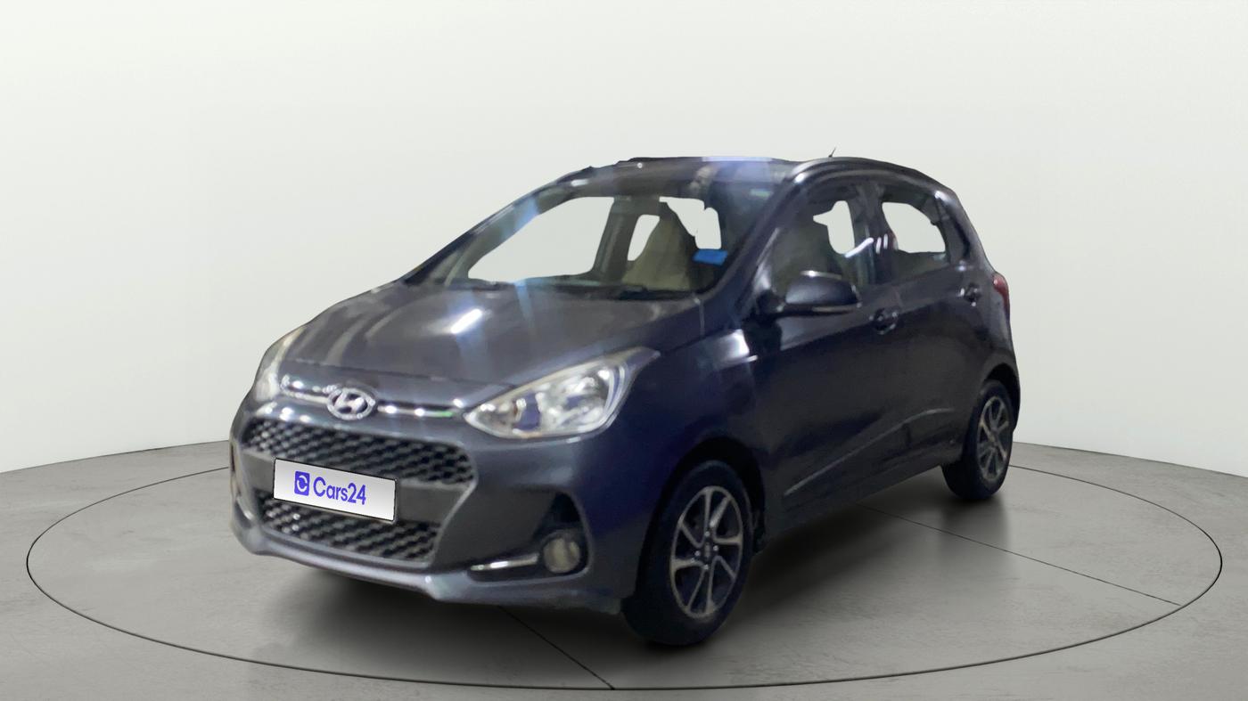 2018 Hyundai Grand i10 SPORTZ AT 1.2 KAPPA VTVT, Petrol, Automatic, 34,335 km, Left Front Diagonal