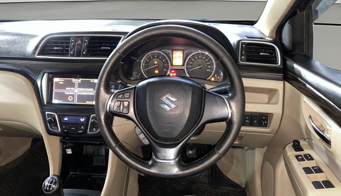 2017 Maruti Ciaz ALPHA 1.4 PETROL, Petrol, Manual, 53,995 km, Steering Wheel Close Up