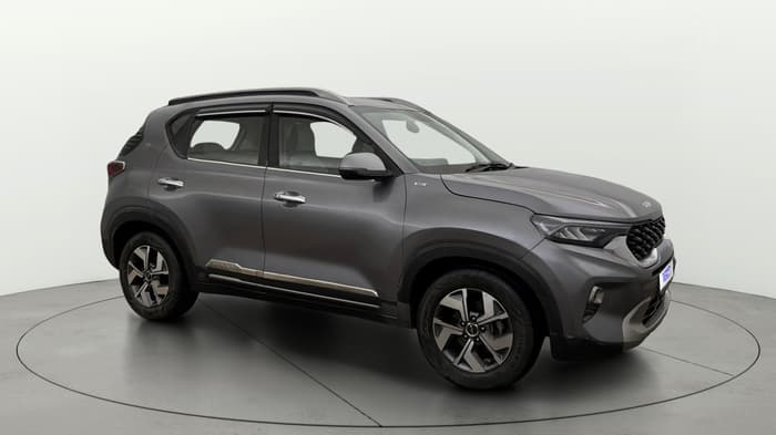 2021 KIA SONET HTX 1.0 IMT, Petrol, Manual, 41,048 km, Right Front Diagonal