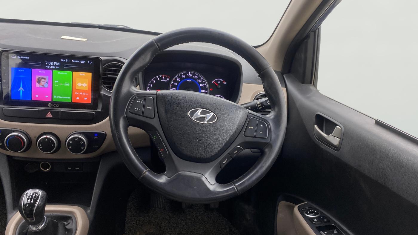 2014 Hyundai Grand i10 ASTA 1.1 CRDI, Diesel, Manual, 80,678 km, Steering Wheel Close Up