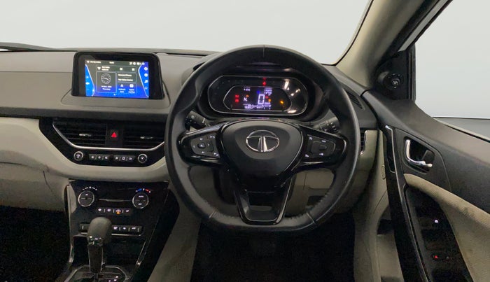 2021 Tata NEXON XZA PLUS (O) PETROL, Petrol, Automatic, 49,367 km, Steering Wheel Close Up
