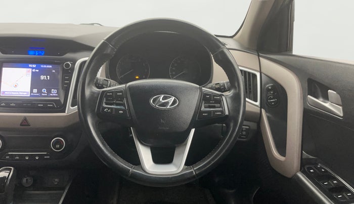 2019 Hyundai Creta SX AT 1.6 PETROL, Petrol, Automatic, 82,655 km, Steering Wheel Close Up