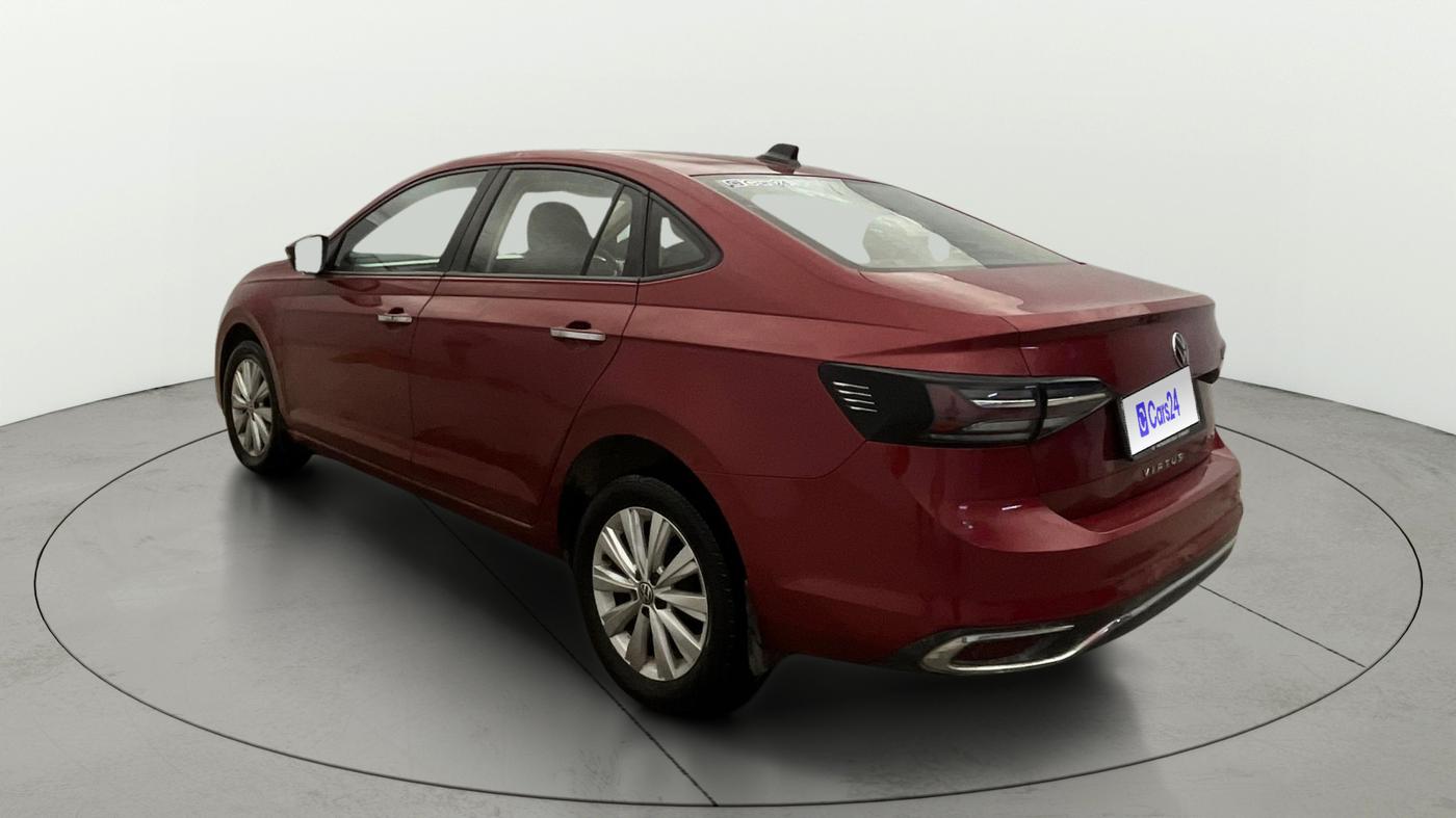 2022 Volkswagen VIRTUS HIGHLINE TSI 1.0 AT, Petrol, Automatic, 66,880 km, Left Back Diagonal
