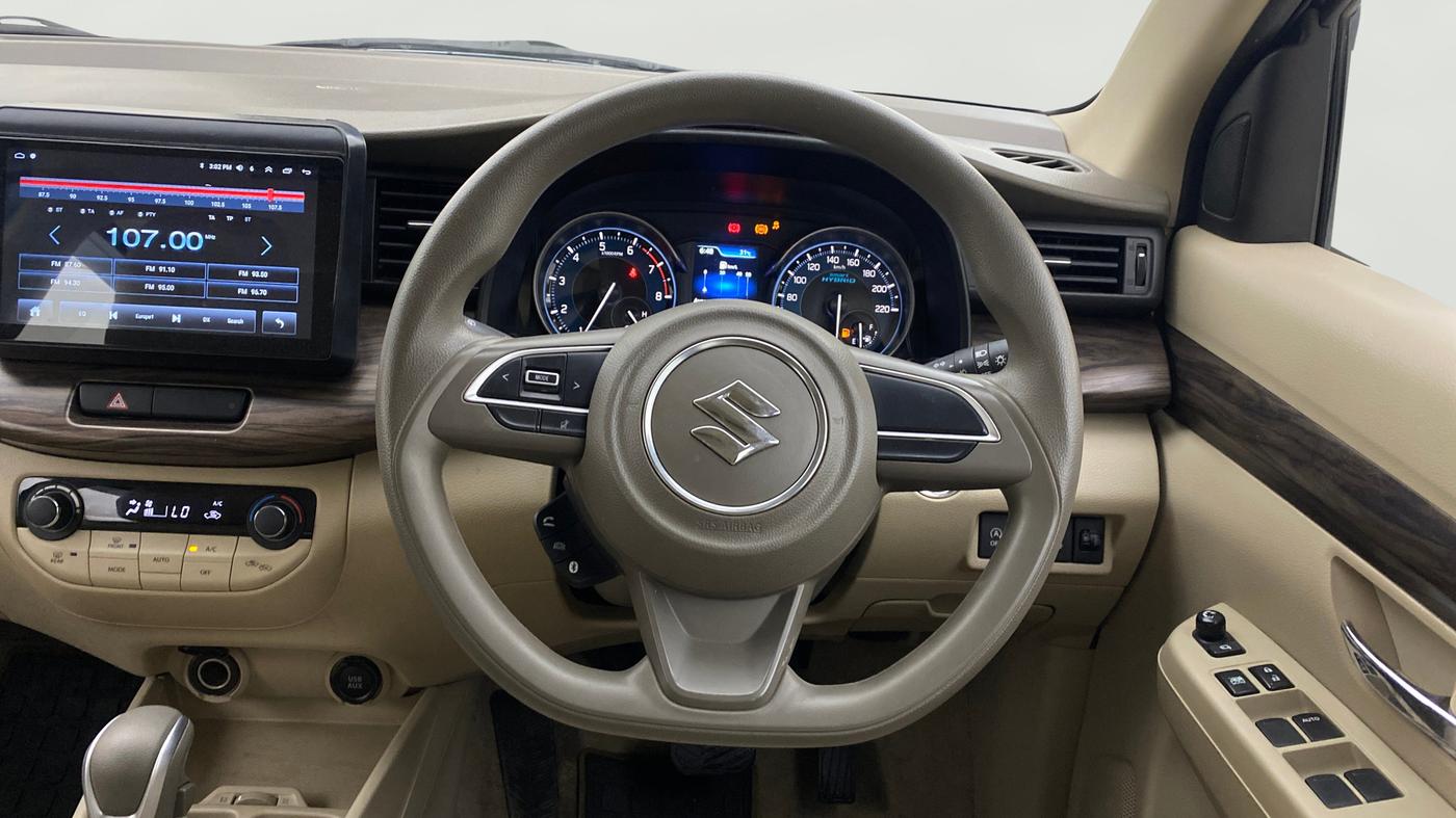 2021 Maruti Ertiga ZXI AT SHVS, Petrol, Automatic, 22,433 km, Steering Wheel Close Up