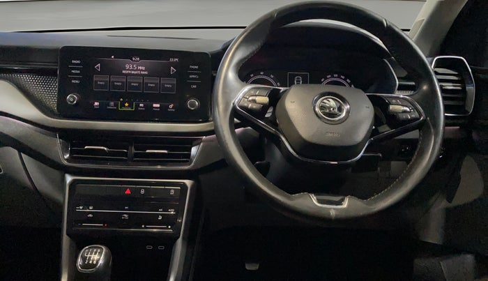 2023 Skoda KUSHAQ AMBITION 1.0L TSI MT, Petrol, Manual, 94,691 km, Steering Wheel Close Up