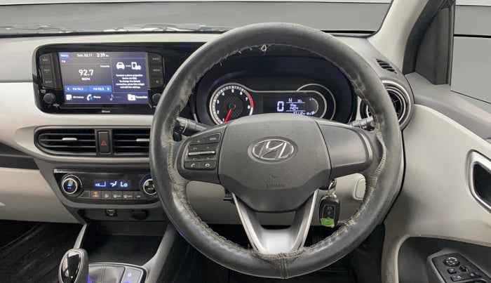 2021 Hyundai GRAND I10 NIOS SPORTZ AMT 1.2 KAPPA VTVT, Petrol, Automatic, 27,111 km, Steering Wheel Close Up