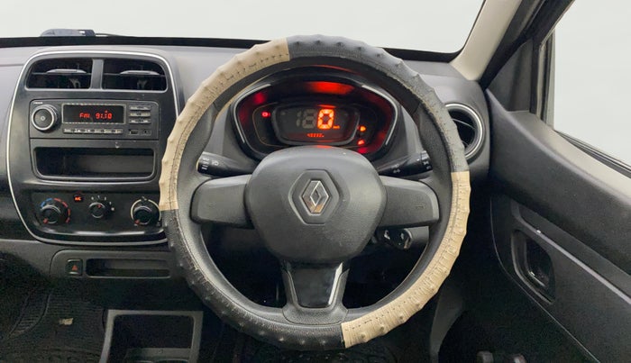 2017 Renault Kwid RXL, Petrol, Manual, 49,300 km, Steering Wheel Close Up