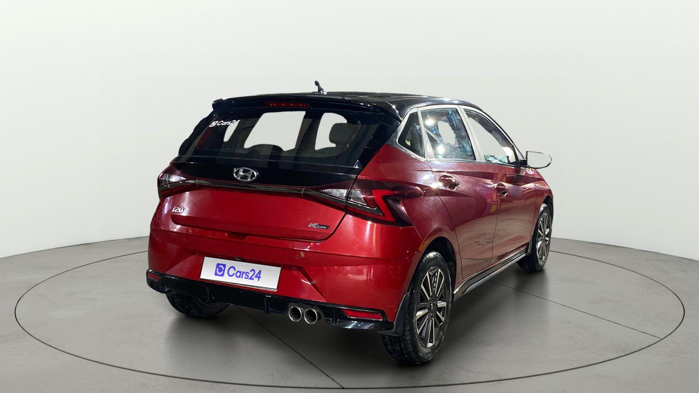 2022 Hyundai NEW I20 N LINE N6 1.0 TURBO GDI IMT, Petrol, Manual, 6,188 km, Right Back Diagonal