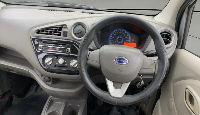 2017 Datsun Redi Go S, Petrol, Manual, 67,495 km, Steering Wheel Close Up