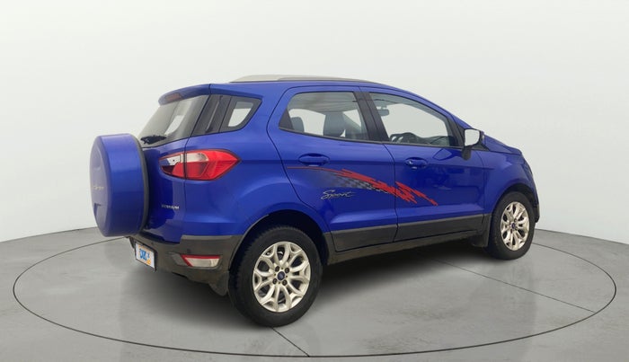 2014 Ford Ecosport TITANIUM 1.5L PETROL AT, Petrol, Automatic, 1,00,253 km, Right Back Diagonal