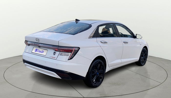 2024 Hyundai Verna SX (O) 1.5 TURBO PETROL DCT, Petrol, Automatic, 3,081 km, Right Back Diagonal