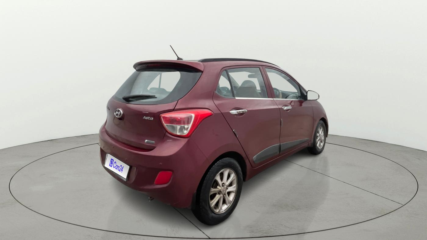 2014 Hyundai Grand i10 ASTA AT 1.2 KAPPA VTVT, Petrol, Automatic, 57,524 km, Right Back Diagonal