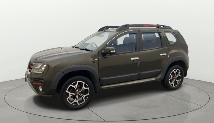 2021 Renault Duster RXZ 1.3 TURBO PETROL MT, Petrol, Manual, 1,12,040 km, Left Front Diagonal