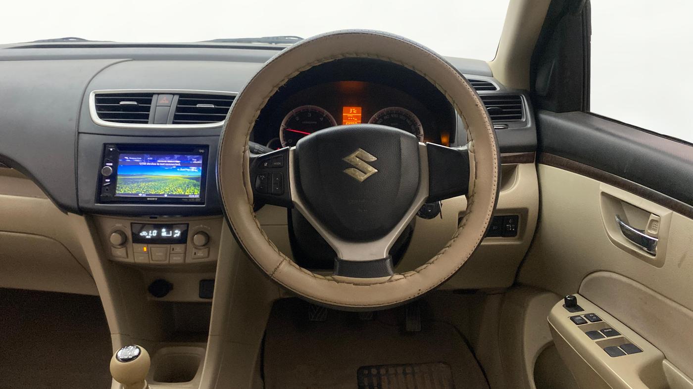 2014 Maruti Swift Dzire ZDI, Diesel, Manual, 1,08,920 km, Steering Wheel Close Up