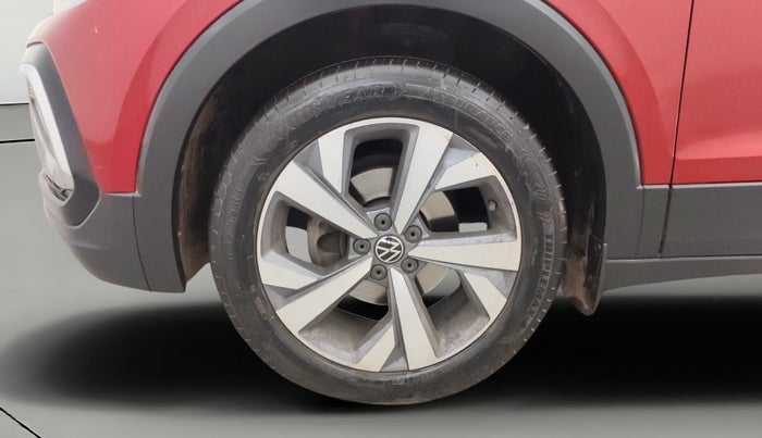 2022 Volkswagen TAIGUN TOPLINE 1.0 TSI MT, Petrol, Manual, 76,808 km, Left Front Wheel