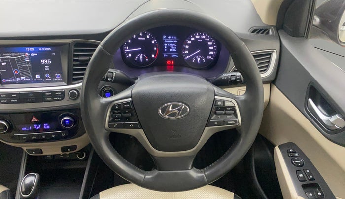 2019 Hyundai Verna 1.6 VTVT SX (O) AT, Petrol, Automatic, 72,960 km, Steering Wheel Close Up