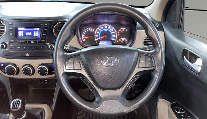 2016 Hyundai Grand i10 SPORTZ 1.2 KAPPA VTVT, Petrol, Manual, 36,185 km, Steering Wheel Close Up