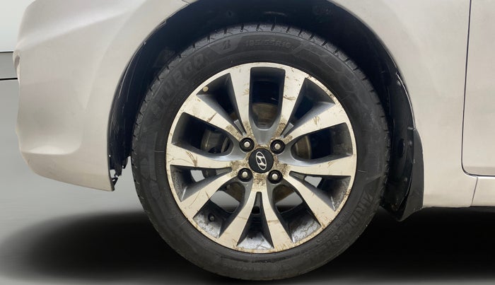 2013 Hyundai Verna FLUIDIC 1.6 VTVT SX, Petrol, Manual, 1,07,943 km, Left Front Wheel