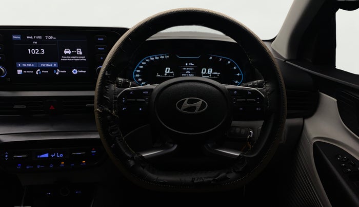 2023 Hyundai NEW I20 SPORTZ 1.2 MT, Petrol, Manual, 27,352 km, Steering Wheel Close Up