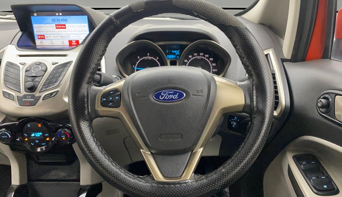 2017 Ford Ecosport TITANIUM 1.5L DIESEL, Diesel, Manual, 38,354 km, Steering Wheel Close Up