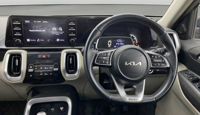 2021 KIA SONET HTX 1.0 IMT, Petrol, Manual, 33,231 km, Steering Wheel Close Up