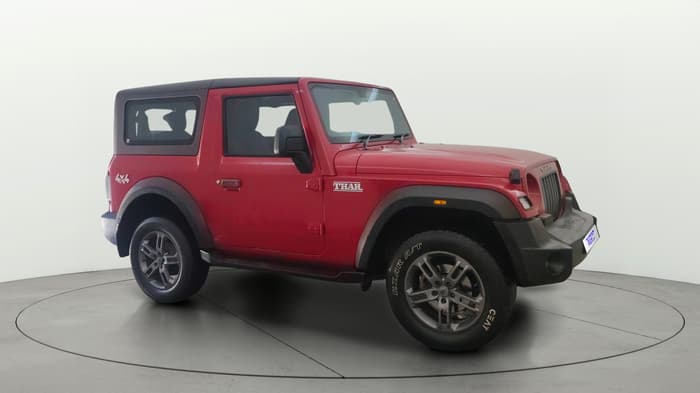2021 Mahindra Thar LX PETROL HT 4WD AT, Petrol, Automatic, 34,023 km, Right Front Diagonal