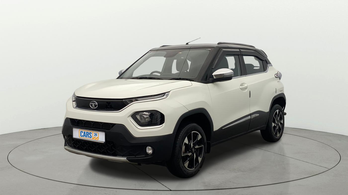 2021 Tata PUNCH CREATIVE IRA 1.2 RTN DUAL TONE, Petrol, Manual, 34,296 km, Left Front Diagonal