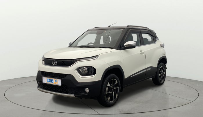 2021 Tata PUNCH CREATIVE IRA 1.2 RTN DUAL TONE, Petrol, Manual, 34,296 km, Left Front Diagonal