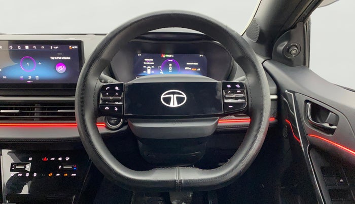 2024 Tata NEXON Fearless Plus S 1.2 Revotron 7DCA Dark Edition, Petrol, Automatic, 37,551 km, Steering Wheel Close Up