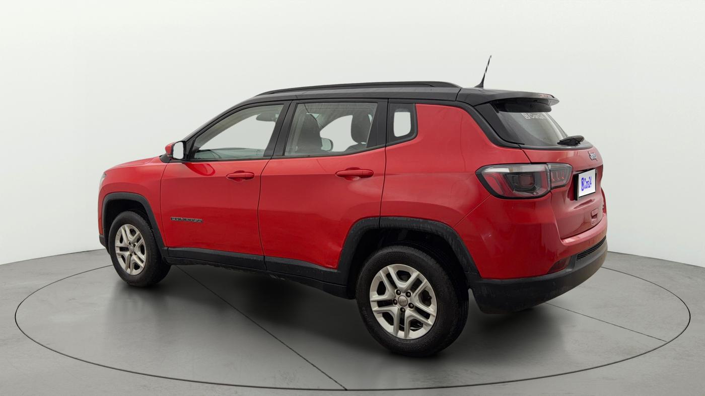 2018 Jeep Compass SPORT PLUS 1.4 PETROL, Petrol, Manual, 90,480 km, Left Back Diagonal