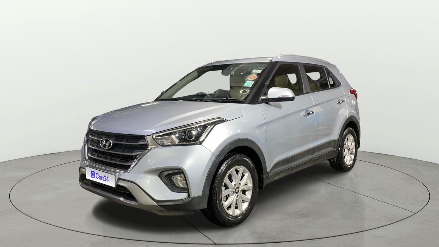 2020 Hyundai Creta SX AT 1.6 DIESEL, Diesel, Automatic, 24,549 km, Left Front Diagonal