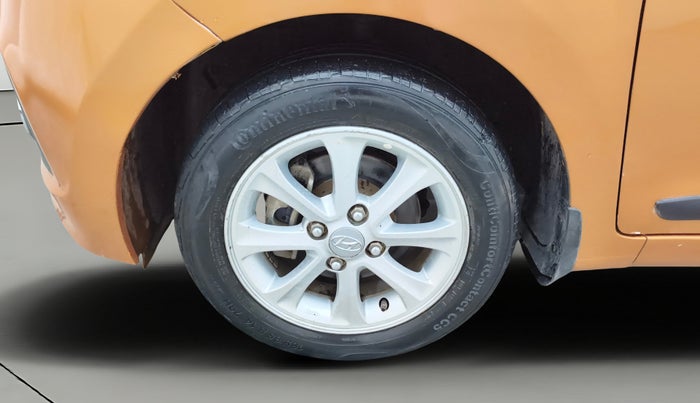 2014 Hyundai Grand i10 ASTA AT 1.2 KAPPA VTVT, Petrol, Automatic, 70,217 km, Left Front Wheel