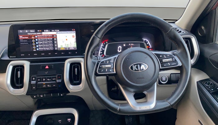 2021 KIA SONET HTX PLUS 1.0 IMT, Petrol, Manual, 29,577 km, Steering Wheel Close Up