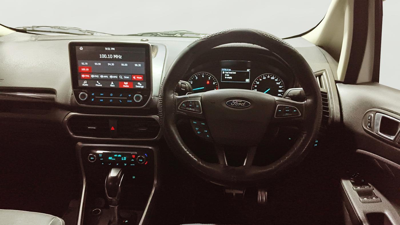 2019 Ford Ecosport TITANIUM + 1.5L PETROL AT, Petrol, Automatic, 74,443 km, Steering Wheel Close Up