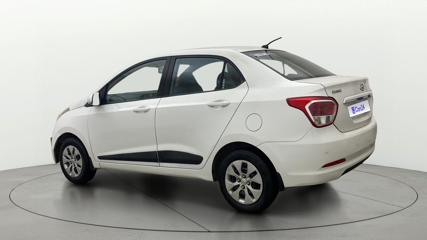 2014 Hyundai Xcent S 1.2, Petrol, Manual, 1,06,291 km, Left Back Diagonal