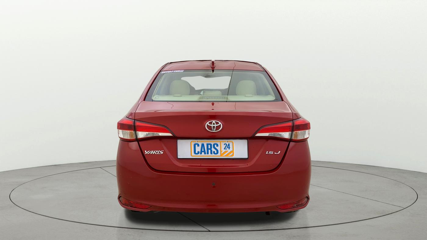 2018 Toyota YARIS J CVT, Petrol, Automatic, 1,09,475 km, Back/Rear