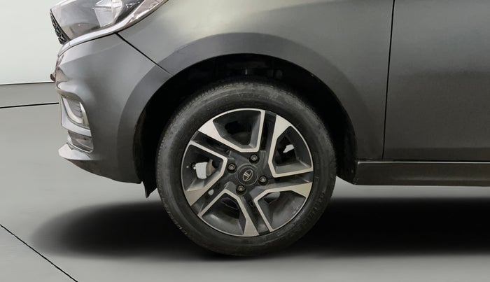 2023 Tata Tiago XZA PLUS PETROL, Petrol, Automatic, 13,893 km, Left Front Wheel