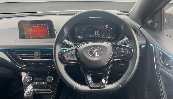 2023 Tata NEXON XZ PLUS PETROL SUNROOF DARK EDITION, Petrol, Manual, 9,627 km, Steering Wheel Close Up