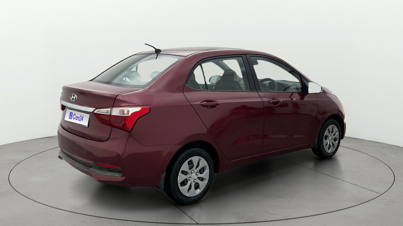 2017 Hyundai Xcent S 1.2, Petrol, Manual, 1,01,554 km, Right Back Diagonal