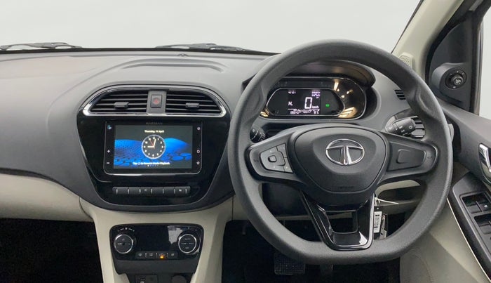 2023 Tata Tiago XZA PLUS PETROL, Petrol, Automatic, 13,554 km, Steering Wheel Close Up