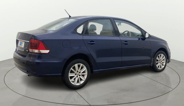2015 Volkswagen Vento HIGHLINE DIESEL 1.5, Diesel, Manual, 1,27,863 km, Right Back Diagonal