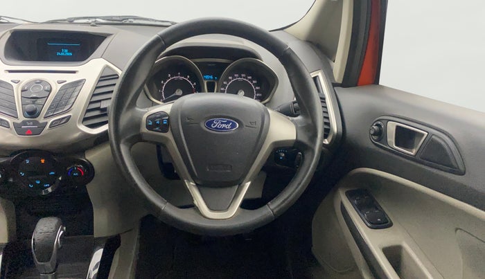 2015 Ford Ecosport TITANIUM 1.5L PETROL AT, Petrol, Automatic, 1,48,543 km, Steering Wheel Close Up