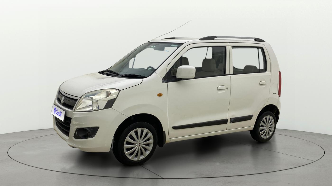 2017 Maruti Wagon R 1.0 VXI AMT, Petrol, Automatic, 63,744 km, Left Front Diagonal