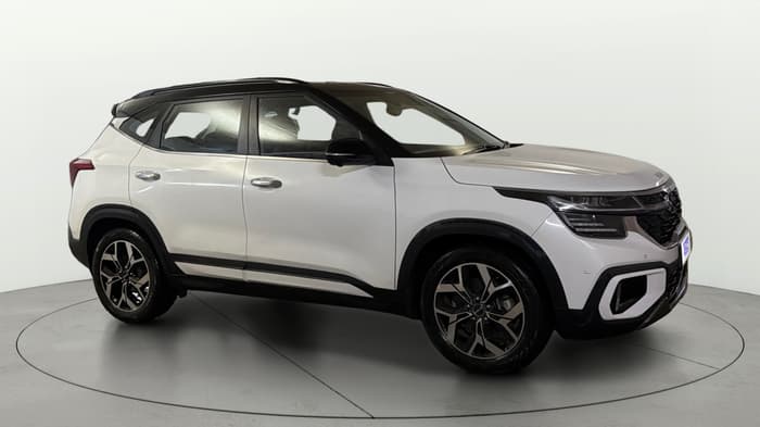 2024 KIA SELTOS  GTX Plus 1.5 Turbo Petrol DCT, Petrol, Automatic, 21,899 km, Right Front Diagonal